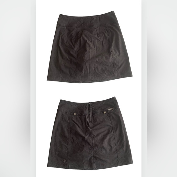 ROYAL ROBBINS WOMEN'S DISCOVERY III SKORT UPF 50 LIGHTQUICK DRY BLACK SIZE 4 - Picture 2 of 13